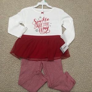 Carters 18month Holiday Sparkle All The Way Outfit